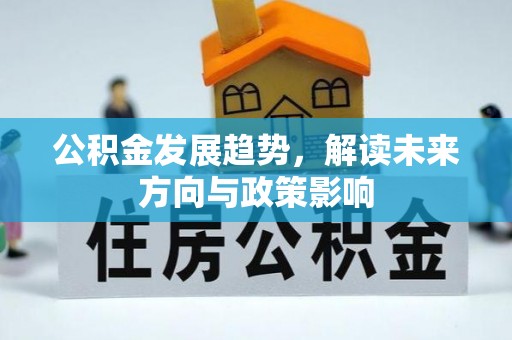 天峨公积金发展趋势，解读未来方向与政策影响