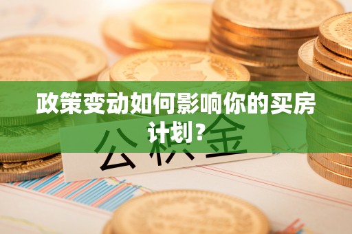 天峨政策变动如何影响你的买房计划？