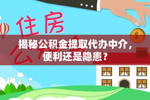 天峨揭秘公积金提取代办中介，便利还是隐患？