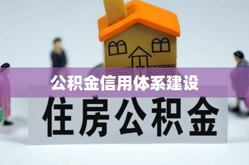 天峨公积金信用体系建设