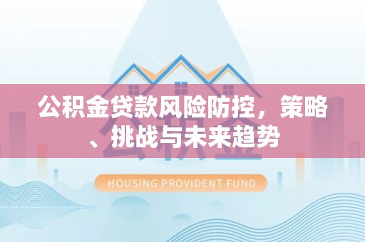 天峨公积金贷款风险防控，策略、挑战与未来趋势