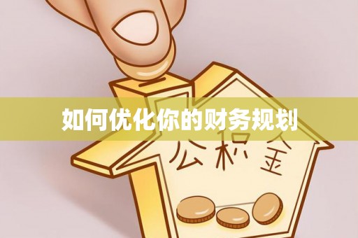 天峨如何优化你的财务规划