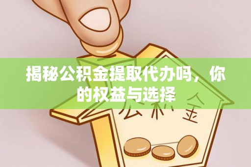 天峨揭秘公积金提取代办吗，你的权益与选择