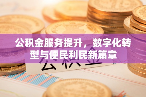 天峨公积金服务提升，数字化转型与便民利民新篇章