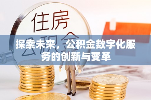 天峨探索未来，公积金数字化服务的创新与变革