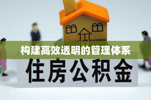 天峨构建高效透明的管理体系
