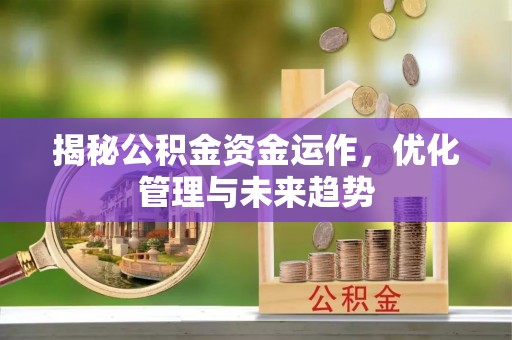 天峨揭秘公积金资金运作，优化管理与未来趋势
