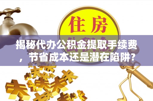 天峨揭秘代办公积金提取手续费，节省成本还是潜在陷阱？