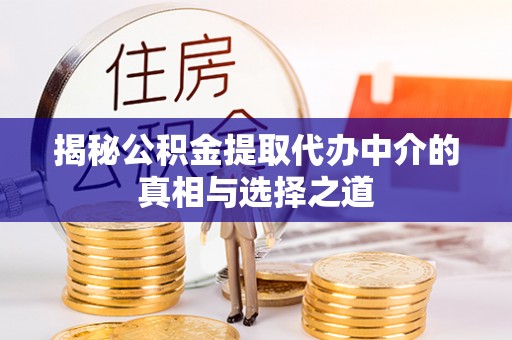 天峨揭秘公积金提取代办中介的真相与选择之道