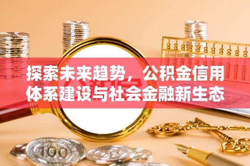 天峨探索未来趋势，公积金信用体系建设与社会金融新生态