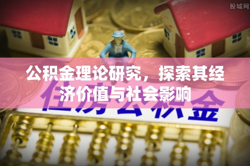天峨公积金理论研究，探索其经济价值与社会影响