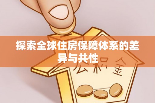 天峨探索全球住房保障体系的差异与共性