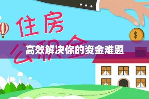 天峨高效解决你的资金难题