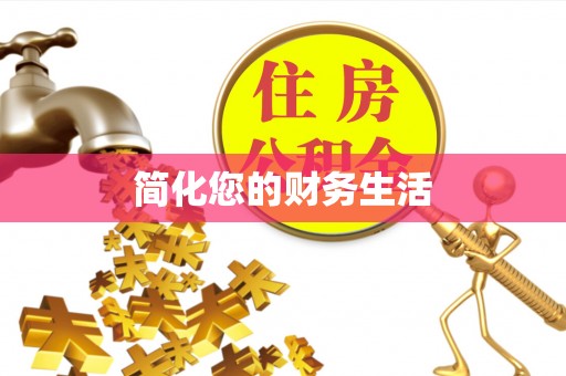 天峨简化您的财务生活