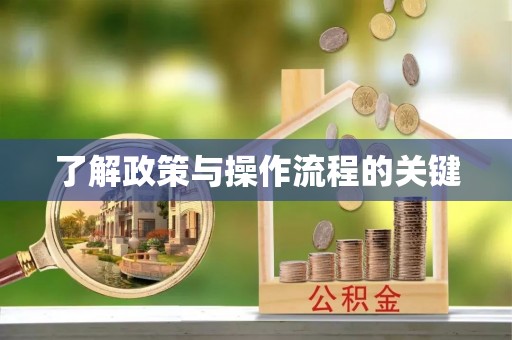 天峨了解政策与操作流程的关键