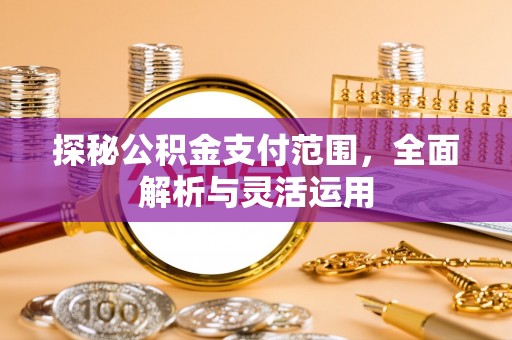 天峨探秘公积金支付范围，全面解析与灵活运用
